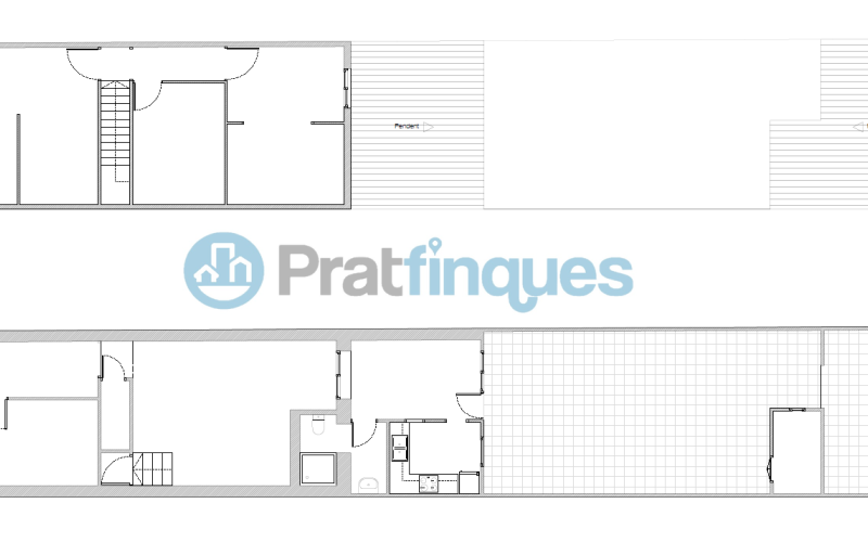 ¿Buscas un lienzo en blanco para diseñar una vida a tu medida o una inversión con posibilidades infinitas? Te presentamos una oportunidad única en la zona más auténtica de la ciudad. No es solo una casa; es la posibilidad de materializar ese proyecto que tienes en mente, combinando el encanto histórico con la modernidad absoluta. El espacio que siempre imaginaste Ubicada en una generosa parcela de&nbsp;155 m²&nbsp;(5 m de fachada por 31 m de fondo),esta propiedad destaca por su&nbsp;espectacular patio central, un pulmón de aire y luz que se convertirá en el alma de tu futuro hogar. Actualmente, la vivienda cuenta con&nbsp;164 m² construidos&nbsp;llenos de potencial: Planta Baja (86 m²):&nbsp;El espacio perfecto para una zona de día diáfana con vistas al jardín. Planta Primera (65 m²):&nbsp;Actualmente distribuida con recibidor, cocina, baño y un salón con salida a una&nbsp;terraza con orientación sur, garantizando sol durante todo el día. Planta Superior:&nbsp;Tres amplias estancias ideales para dormitorios dobles o suites de ensueño.¿Por qué esta propiedad es especial? Lo que hoy requiere una reforma integral, mañana será la casa más envidiada del barrio. Tienes flexibilidad total para diseñar: ✅ Un&nbsp;jardín privado con piscina&nbsp;y zona de barbacoa. ✅ Tu propio&nbsp;garaje privado&nbsp;en el centro. ✅ De 3 a 5 habitaciones según tus necesidades. Oportunidad para Inversores ????️ La normativa de la parcela es excepcional, permitiendo incluso la&nbsp;construcción de dos viviendas independientes: Un edificio de planta baja + 2 alturas + bajo cubierta. Un segundo edificio de planta baja + altura + bajo cubierta (ideal como estudio independiente, loft de invitados o garaje de gran capacidad).No te limites a leerlo: ven a sentirlo.&nbsp;Las dimensiones y la luz de este inmueble solo se aprecian de verdad al cruzar su puerta. Te acompañaremos en todo el proceso para ayudarte a visualizar y proyectar la casa que siempre quisiste. ¡Contáctanos hoy mismo y agenda tu visita! Tu futuro empieza aquí. &nbsp; En Pratfinques le acompañamos de forma integral durante todo el proceso de compraventa. Nos encargamos de la gestión de su financiación hipotecaria, la liquidación de impuestos y la inscripción registral de la propiedad. &nbsp; Tenga en cuenta los siguientes puntos informativos: &nbsp; Transparencia en el precio: El importe de venta no incluye los impuestos y tasas asociados (ITP y AJD). Plusvalía: El Impuesto sobre el Incremento de Valor de los Terrenos de Naturaleza Urbana corre íntegramente a cargo de la parte vendedora. Sin costes adicionales: En Pratfinques no cobramos honorarios a la parte compradora; nuestros servicios ya están incluidos en el precio de venta publicado.&nbsp;