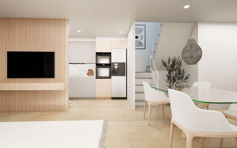 Prat Finques presenta una oportunidad única de adquirir una vivienda de obra nueva sobre plano, diseñada para quienes buscan el equilibrio perfecto entre la serenidad de una zona residencial y el dinamismo del centro. Ubicada a un paso del casco antiguo, esta propiedad es el refugio ideal para singles o parejas que valoran la amplitud y los espacios exteriores privados. Distribución Inteligente y Luminosa La vivienda destaca por una distribución funcional de 103 m² útiles interiores y, TERRAZA de 24m² complementada con excepcionales espacios al aire libre: Zona de Día: Amplio salón-comedor con cocina americana de 30 m² con salida a balcón. Zona de Descanso: Habitación principal de 13 m² exterior y una segunda habitación de 10 m² con salida a un segundo patio privado de 10 m². Baños: Un baño principal con plato de ducha de resina antideslizante y un elegante aseo de cortesia de 70m². La Joya de la Corona: En la planta superios se dispone la estància más grande de todas, una espectacular Buardilla de 38m² con salida a la terraza privada y soleada de 24 m², ideal para crear su propio oasis urbano.Calidades de Vanguardia y Sostenibilidad El edificio, de diseño contemporáneo y solo 10 viviendas, apuesta por la eficiencia energética y el máximo confort acústico y térmico: Climatización mediante energía solar. Carpintería de aluminio con rotura de puente térmico y microventilación. Acabados premium: Suelos de parquet, puertas lacadas en blanco y seguridad reforzada.Entrega prevista: Mediados de 2027. Opcional: Plaza de parking en la misma finca. Desde Pratfinques, realizamos todos los trámites de la compraventa y a la obtención de la financiación hipotecaria, liquidación de los impuestos y, inscripción registral. - El precio de venta del inmueble, no incluye impuestos ni tasas. (IVA y AJD) - La plusvalía (Impuesto sobre el Incremento de Valor de los Terrenos Urbanos) es a cargo del vendedor. - En Pratfinques, NO COBRAMOS LOS HONORARIOS AL COMPRADOR, están incluidos en el precio de venta publicado.