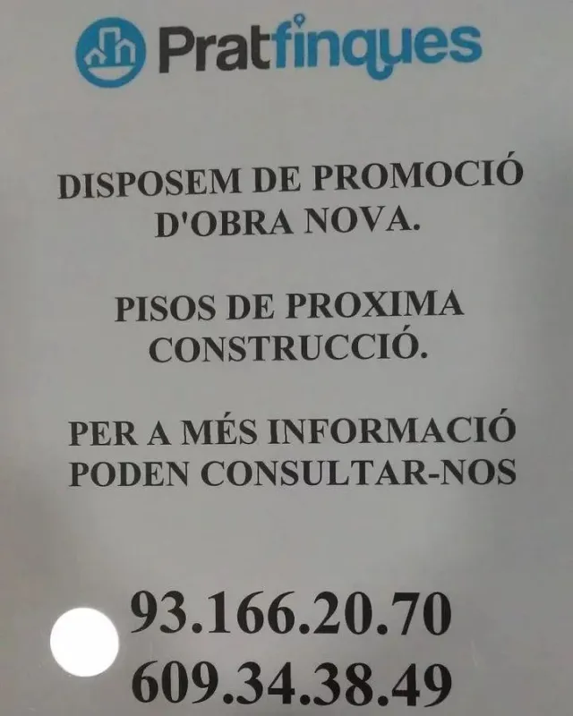 Disponemos de obra nueva de próxima construcción en Avd. Anselmo Clavé. A partir de 180.000.-€. Para más información no dude en visitarnos en C/ Pau Casals, N° 47.